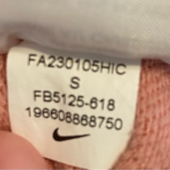 Nike Women’s Pink Dri-FIT Crewneck Sweatshirt Small - Picture 6 of 6